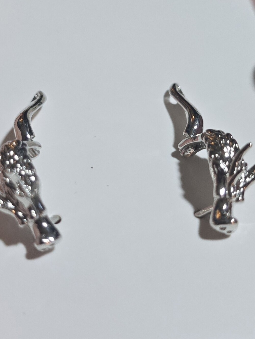 Dragon Hoop Lock Earrings